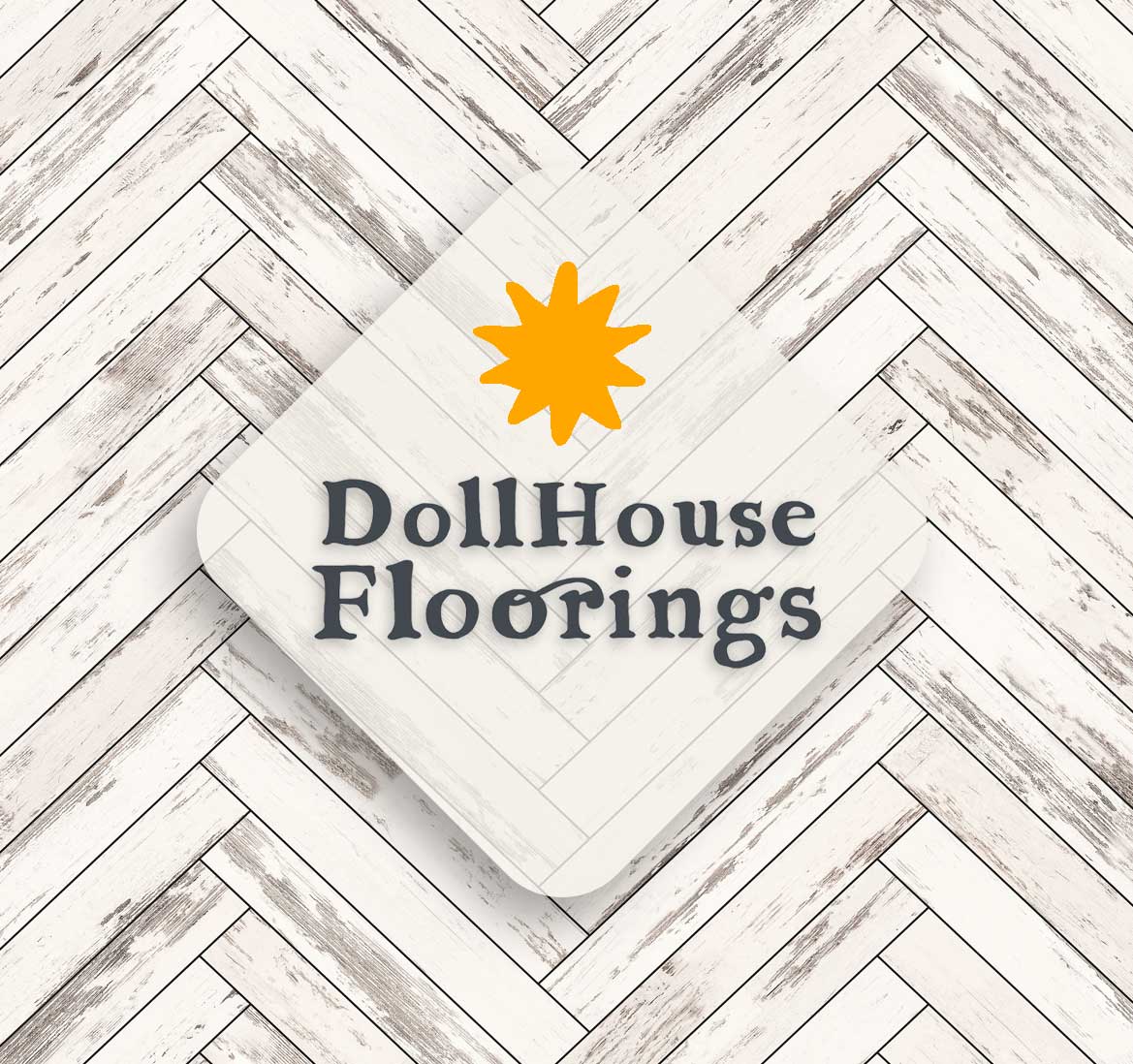 White herringbone