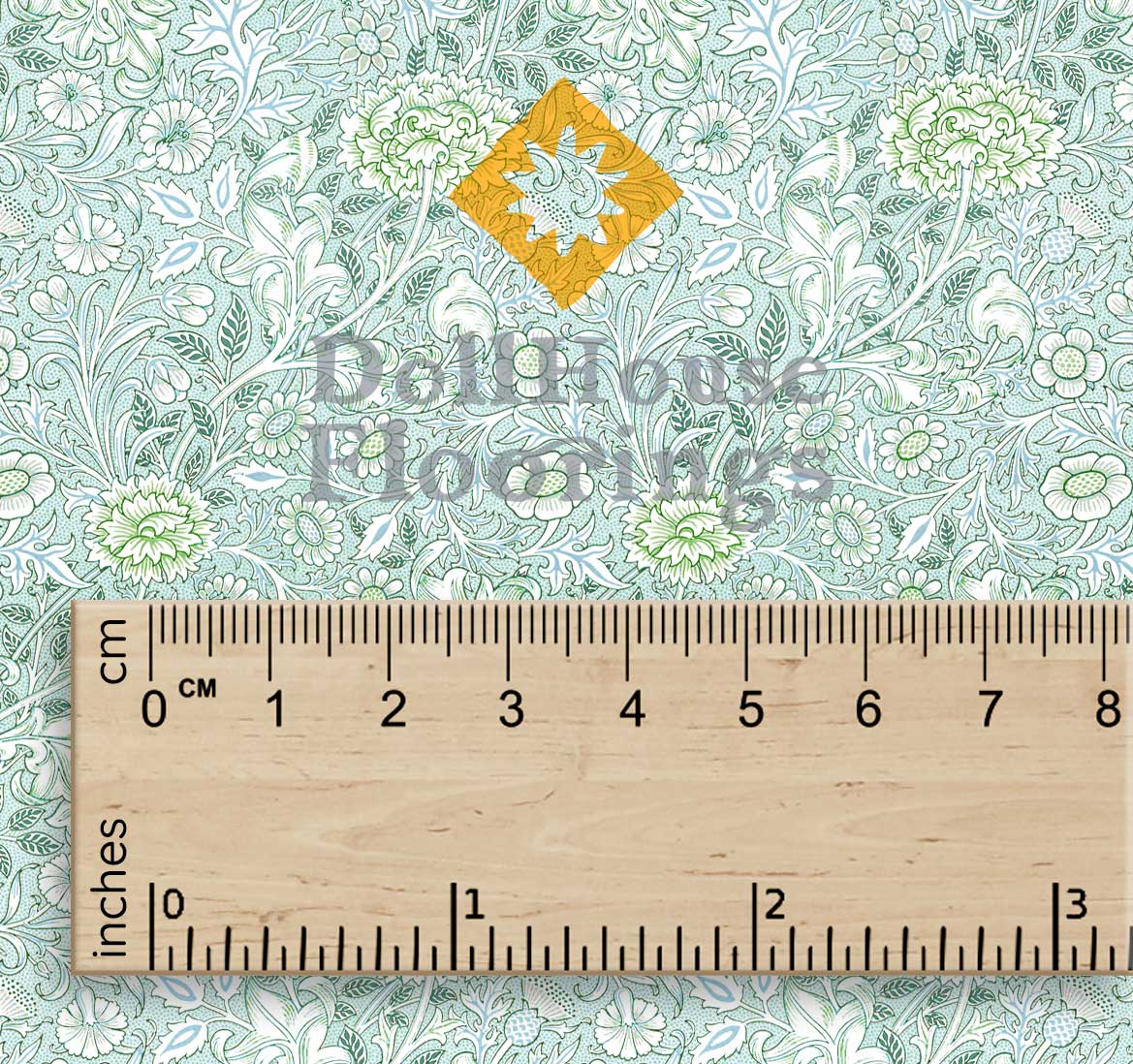 William Morris Teal Spring - Image 2