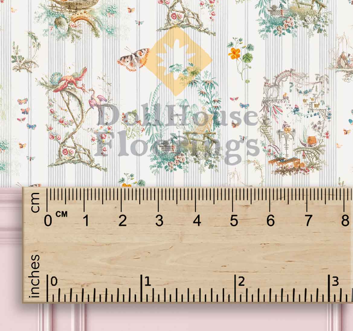Pink Panel Chinoiserie - Image 2