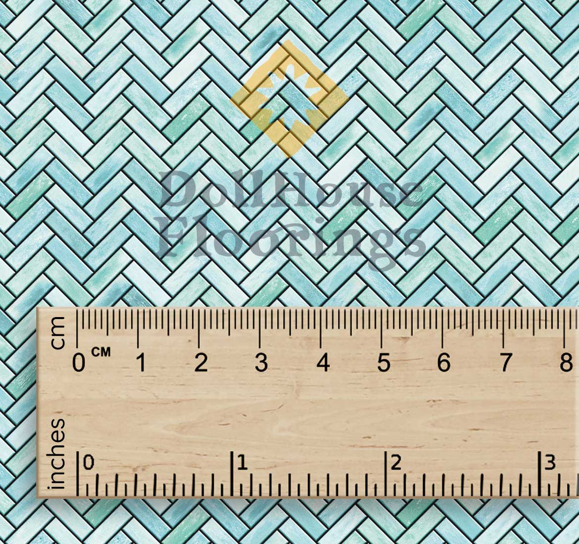 Small Spike Soft Teal - Image 2