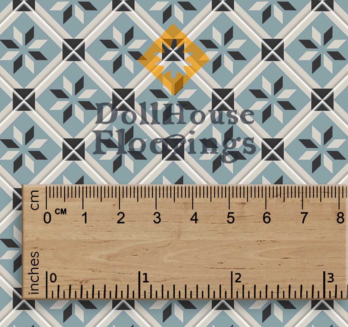 Diagonal vintage star - Image 2