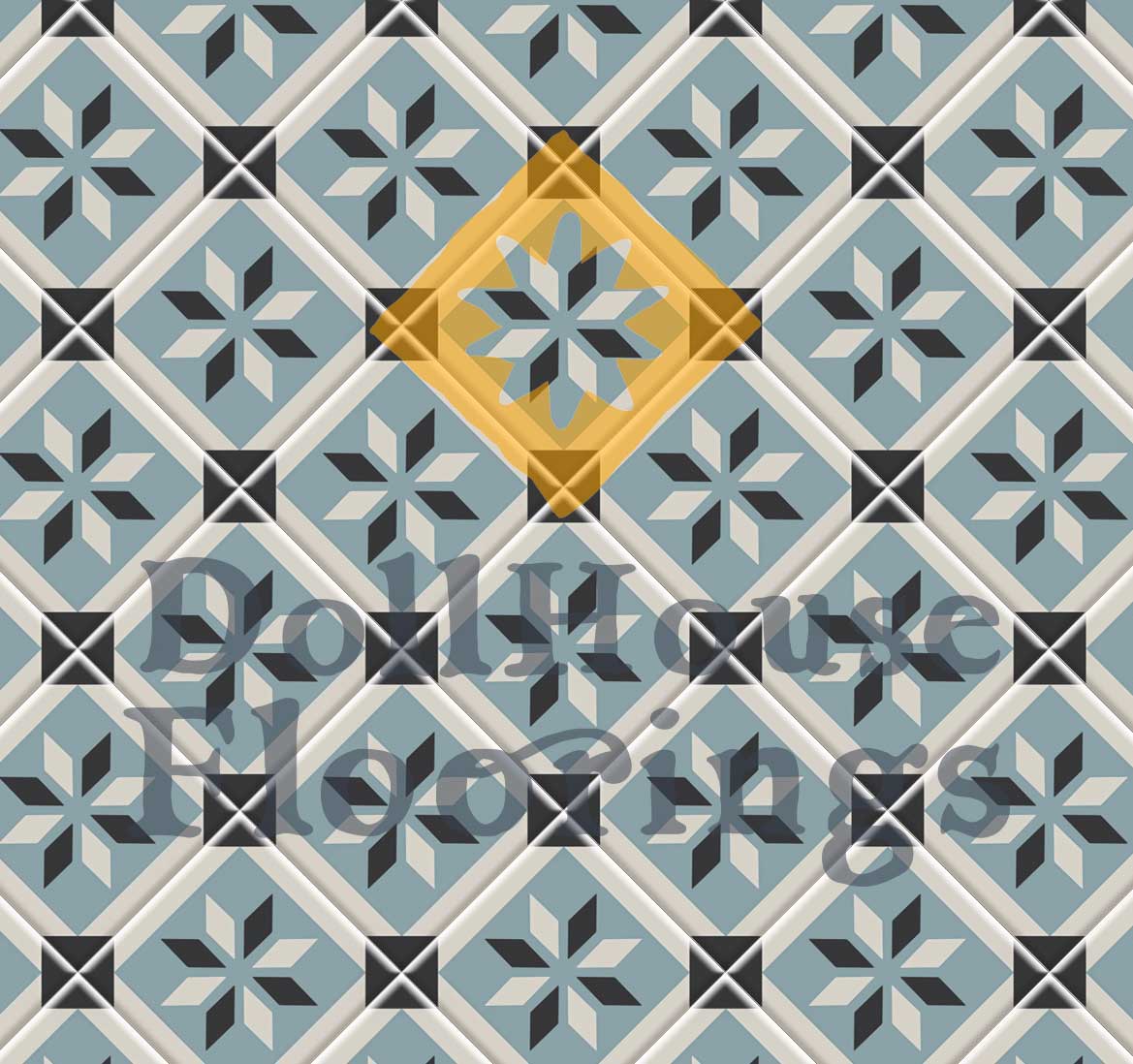 Diagonal vintage star