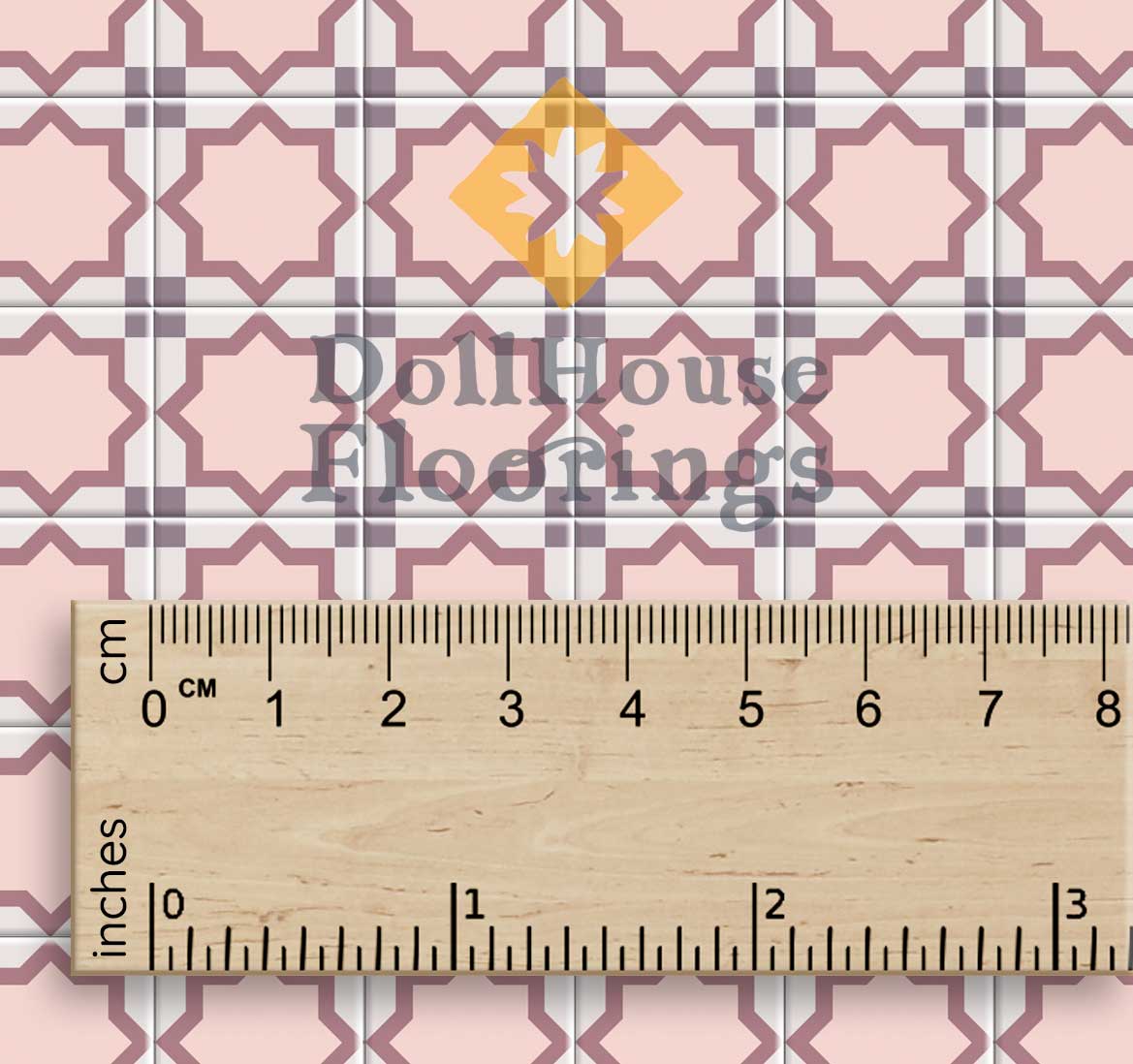 Pink moroccan star tiles - Image 2