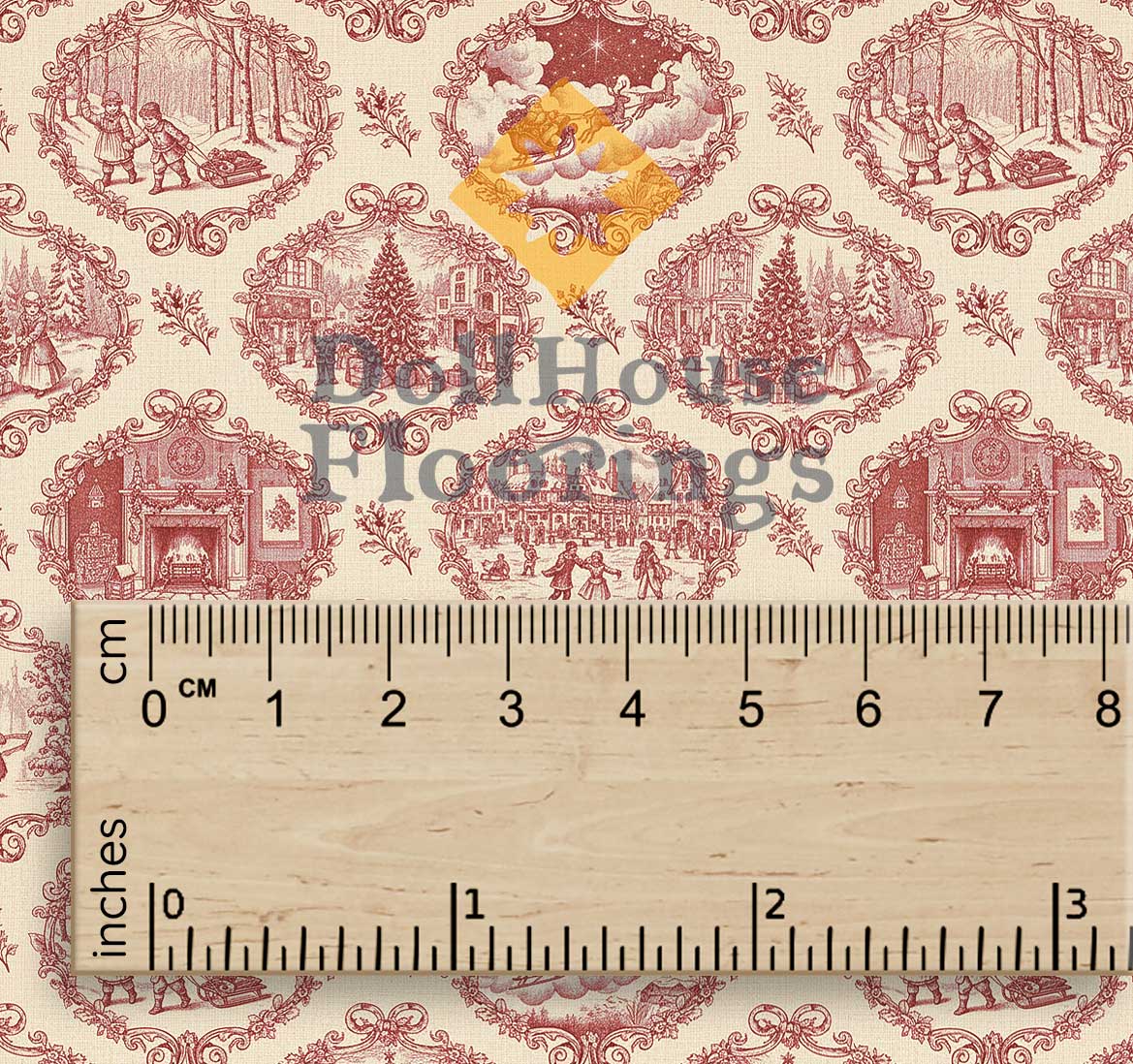 Christmas Toile de Jouy - Image 2