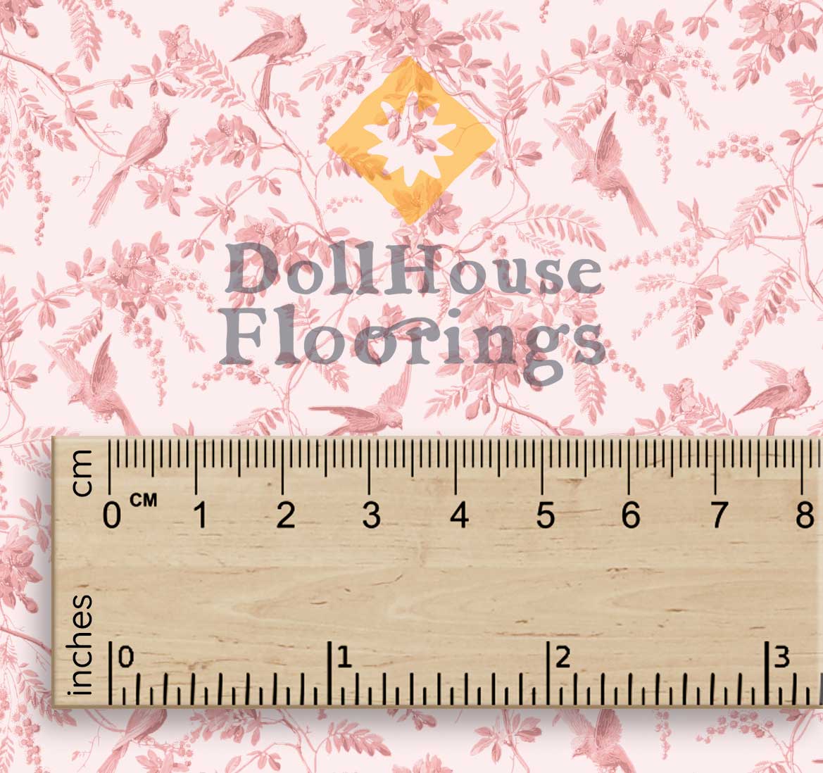Pink Birds and Flowers - Image 2