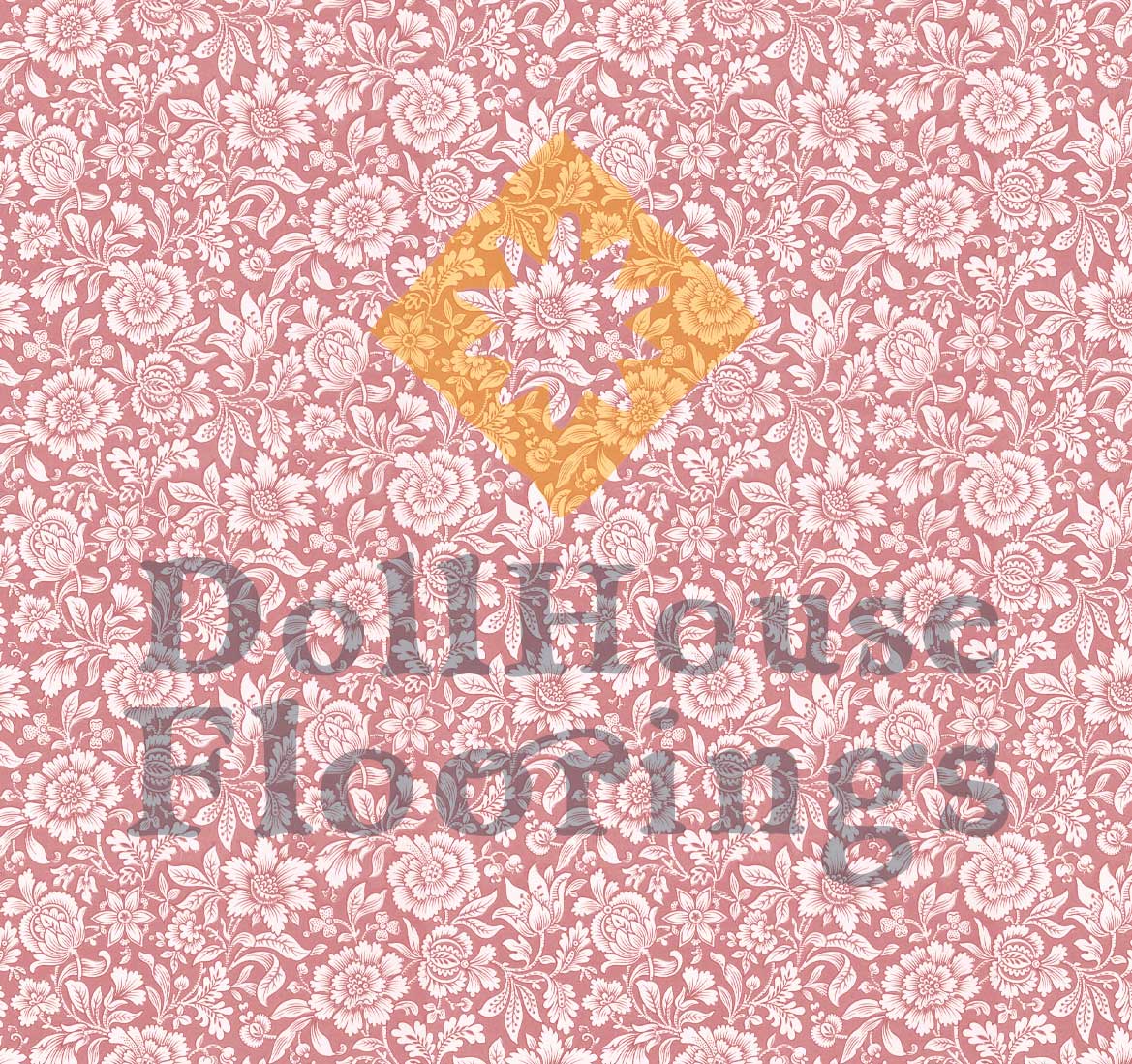 Chintz Pink Indian Floral