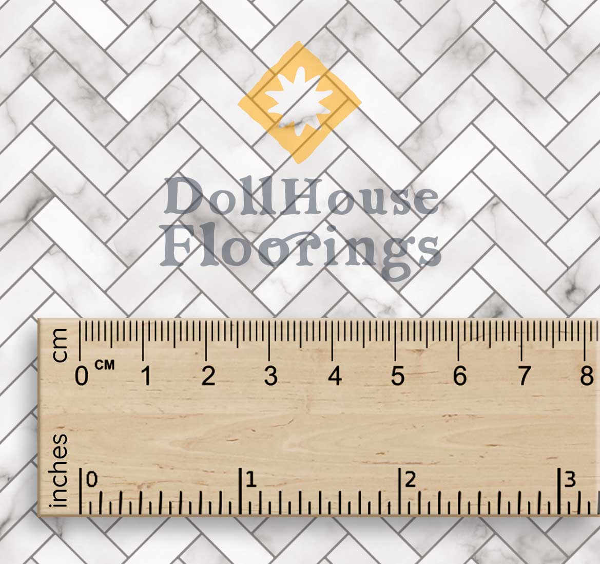 White marble spike tiles - Image 2